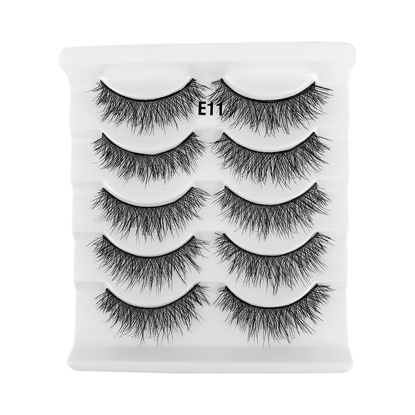 ひよこ　BONNY LASHES 2個セット Multi-layered silk band eyelash E2 (3 pairs pack) | kazumibeauty