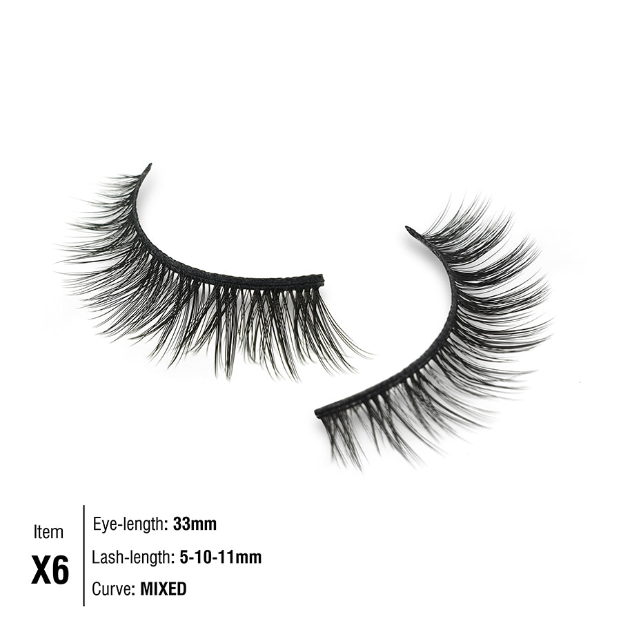3D FAUX MINK LASH 5 PAIR PACK X6 - kazumibeauty
