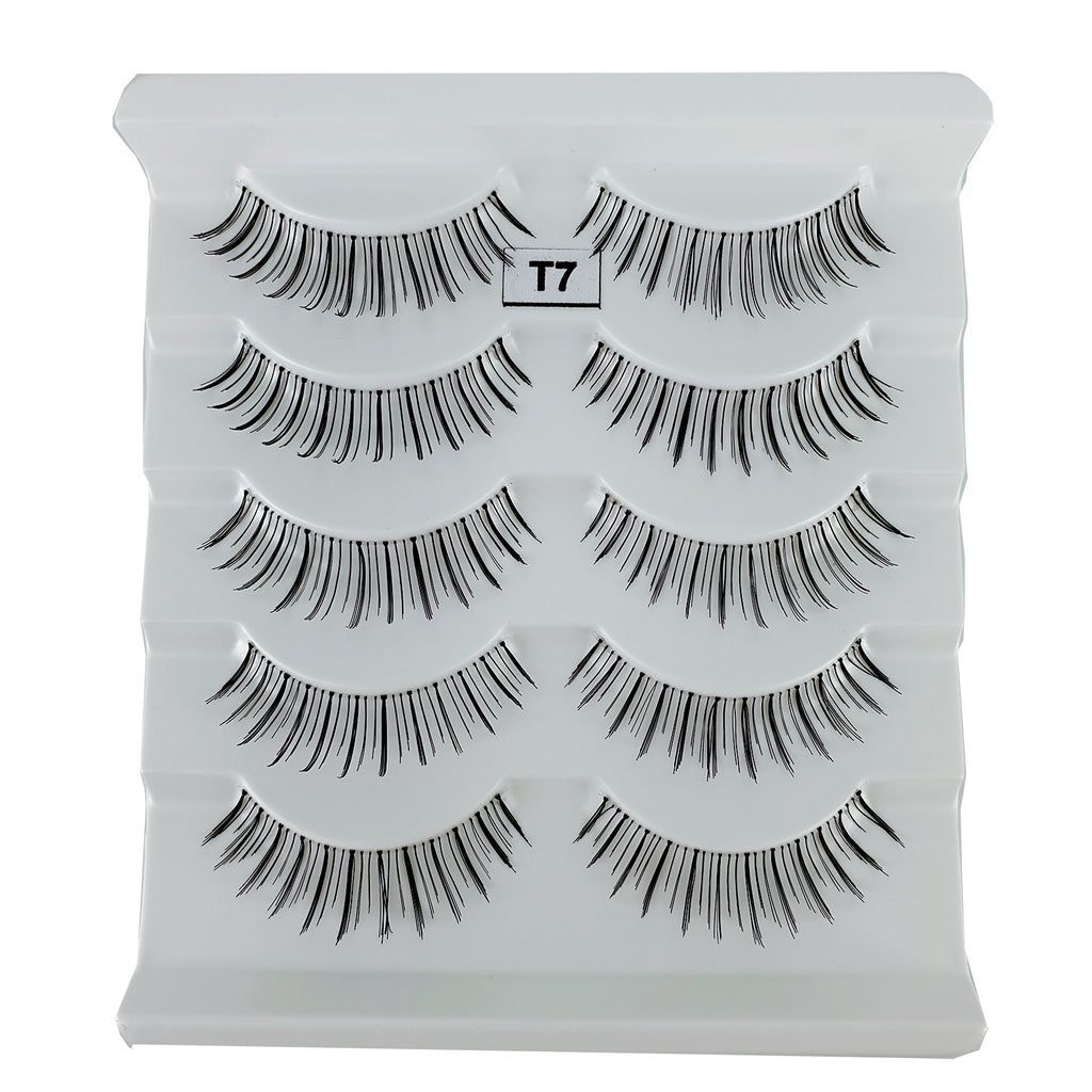 Natural Eyelash T7 (5 pairs pack)