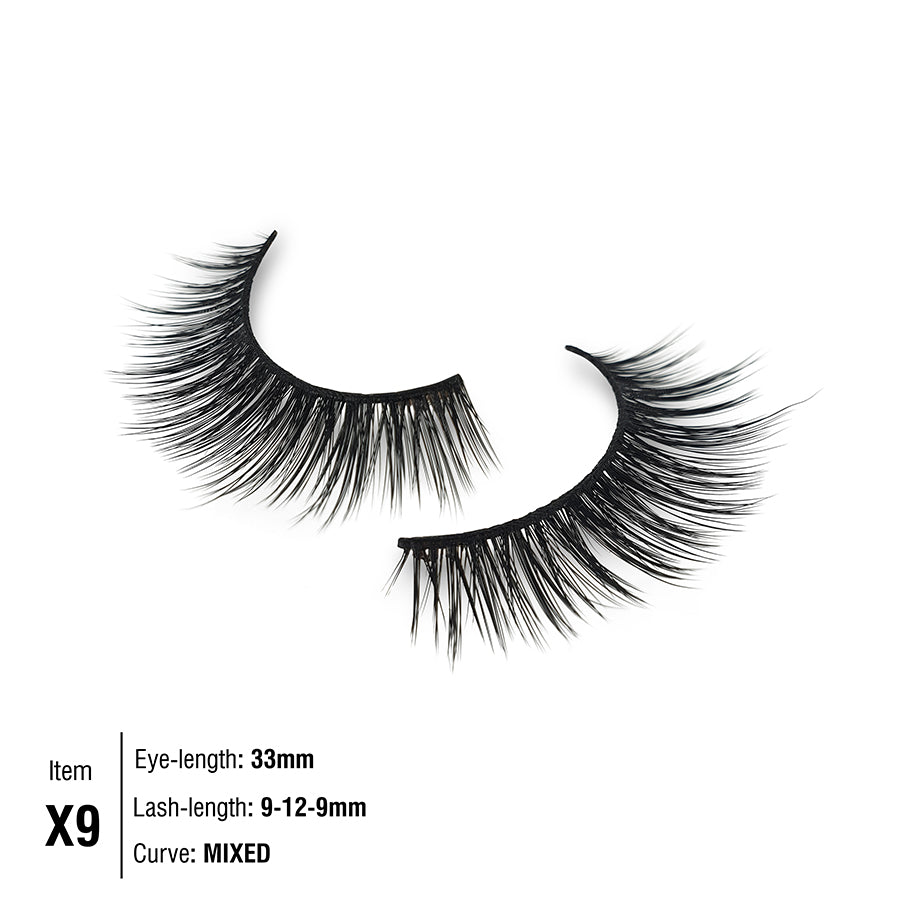 3D FAUX MINK LASH 5 PAIR PACK X9 - kazumibeauty